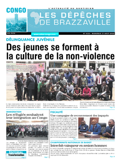 Les Dépêches de Brazzaville : Édition brazzaville du 31 août 2022