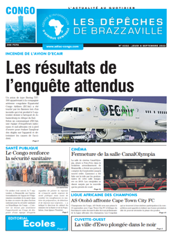 Les Dépêches de Brazzaville : Édition brazzaville du 08 septembre 2022