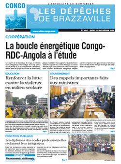 Les Dépêches de Brazzaville : Édition brazzaville du 29 septembre 2022
