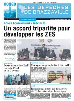 Les Dépêches de Brazzaville : Édition brazzaville du 05 octobre 2022