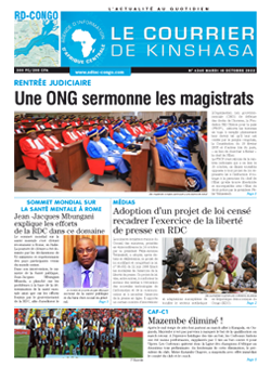 Les Dépêches de Brazzaville : Édition brazzaville du 18 octobre 2022