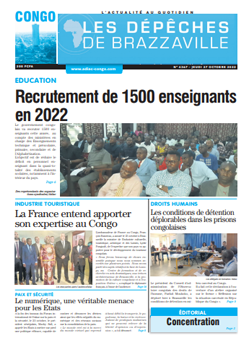 Les Dépêches de Brazzaville : Édition brazzaville du 27 octobre 2022
