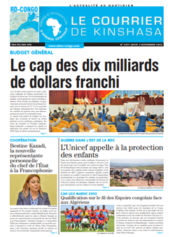Les Dépêches de Brazzaville : Édition brazzaville du 03 novembre 2022