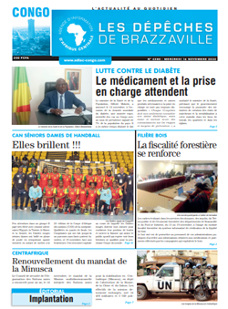 Les Dépêches de Brazzaville : Édition brazzaville du 16 novembre 2022
