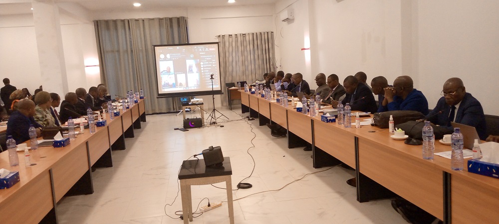 Vue partielle de la salle de l’atelier de renforcement des capacités des responsables de l’ESU (Adiac)