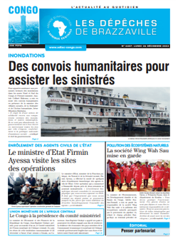 Les Dépêches de Brazzaville : Édition brazzaville du 26 décembre 2022