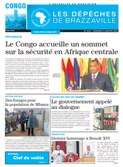 Les Dépêches de Brazzaville : Édition brazzaville du 06 janvier 2023