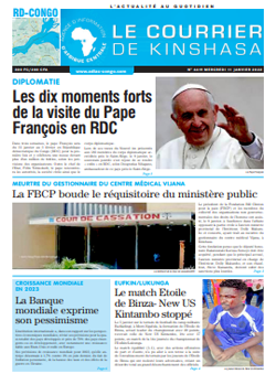 Les Dépêches de Brazzaville : Édition brazzaville du 11 janvier 2023
