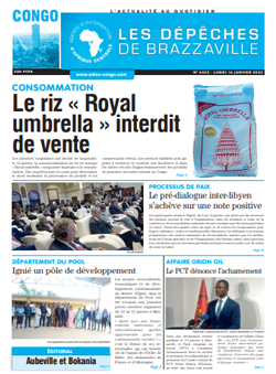 Les Dépêches de Brazzaville : Édition brazzaville du 16 janvier 2023