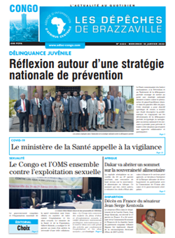 Les Dépêches de Brazzaville : Édition brazzaville du 18 janvier 2023
