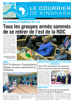 Les Dépêches de Brazzaville : Édition brazzaville du 20 février 2023