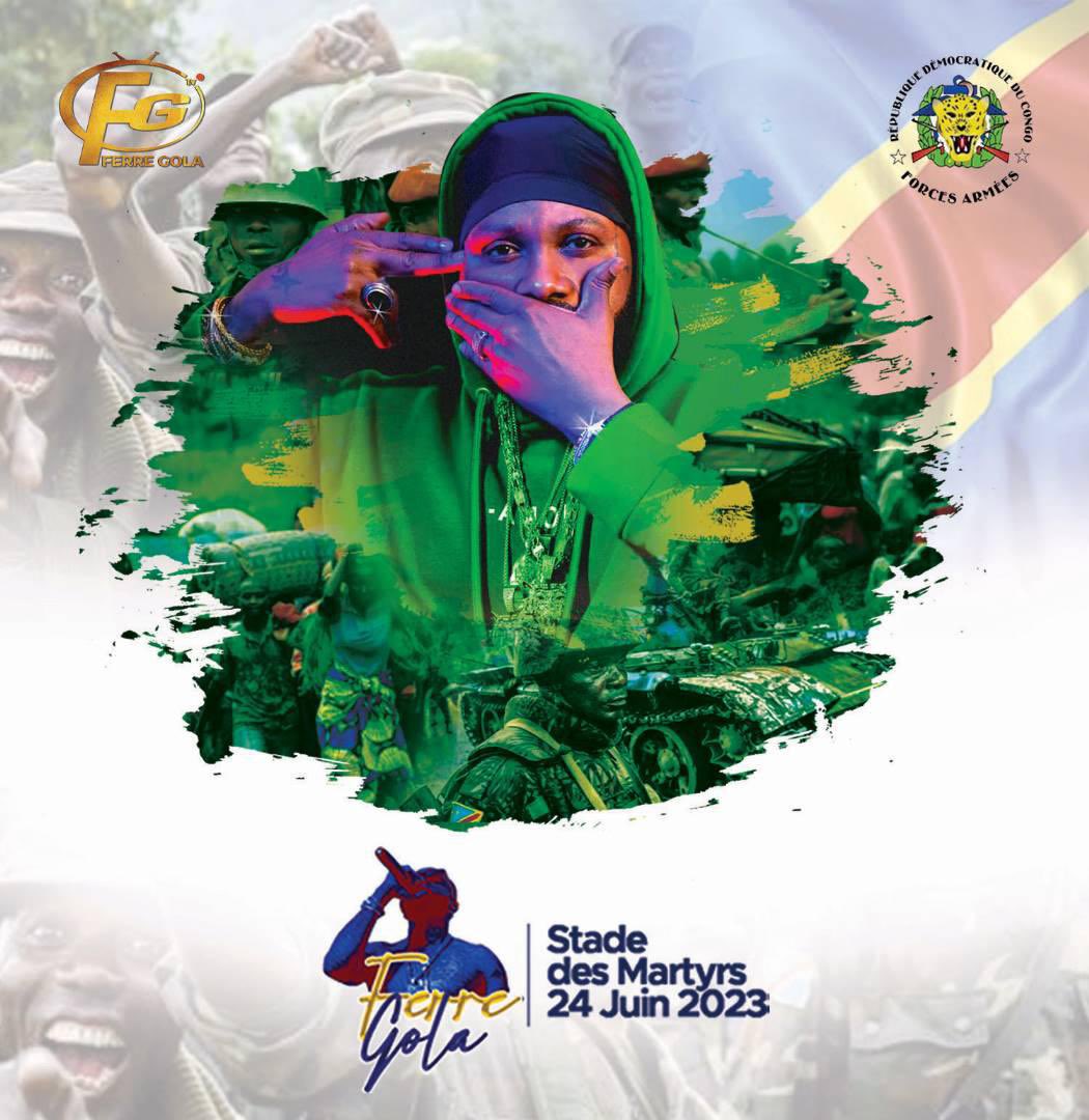 L’affiche de la première phase de campagne du concert de Ferre Gola (DR)