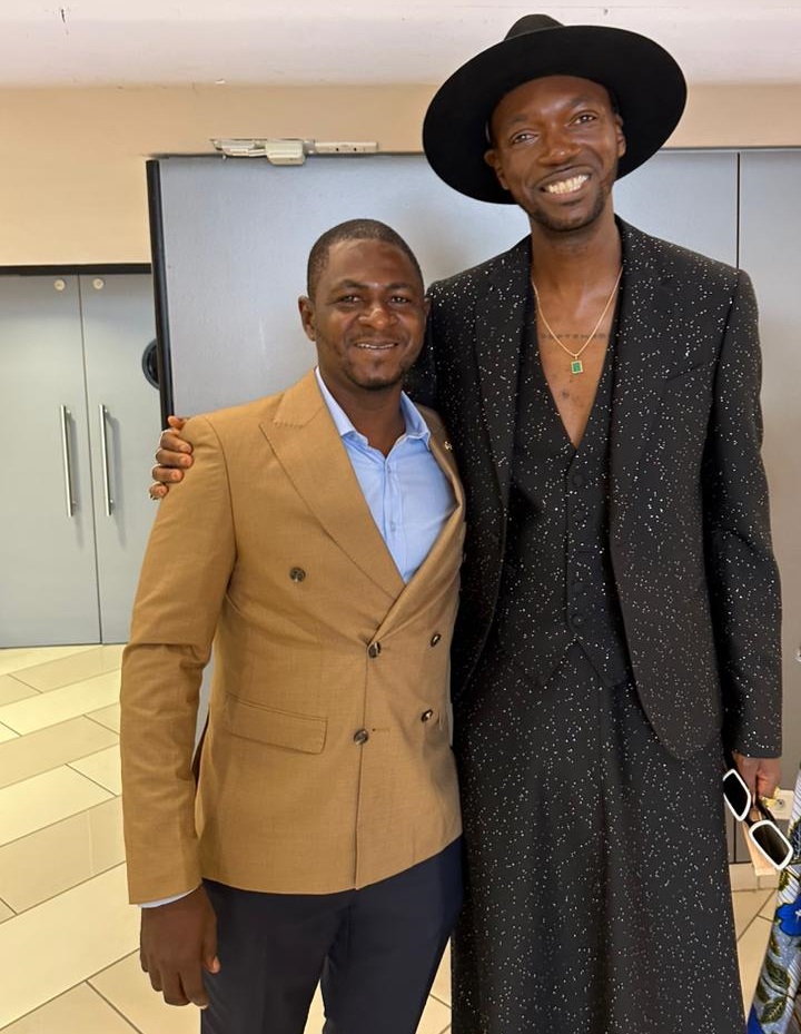 Emmanuel Lupia et Baloji à Cannes (DR)