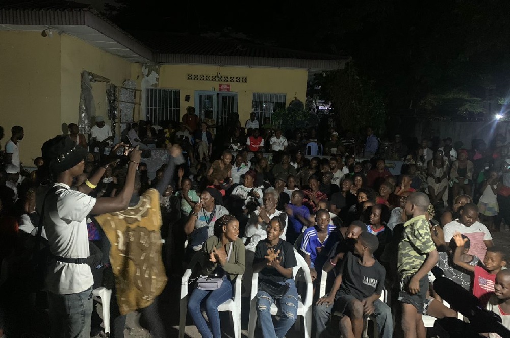 Vue du public à la représentation de Kuakidila kua Mukulakaja (Adiac)