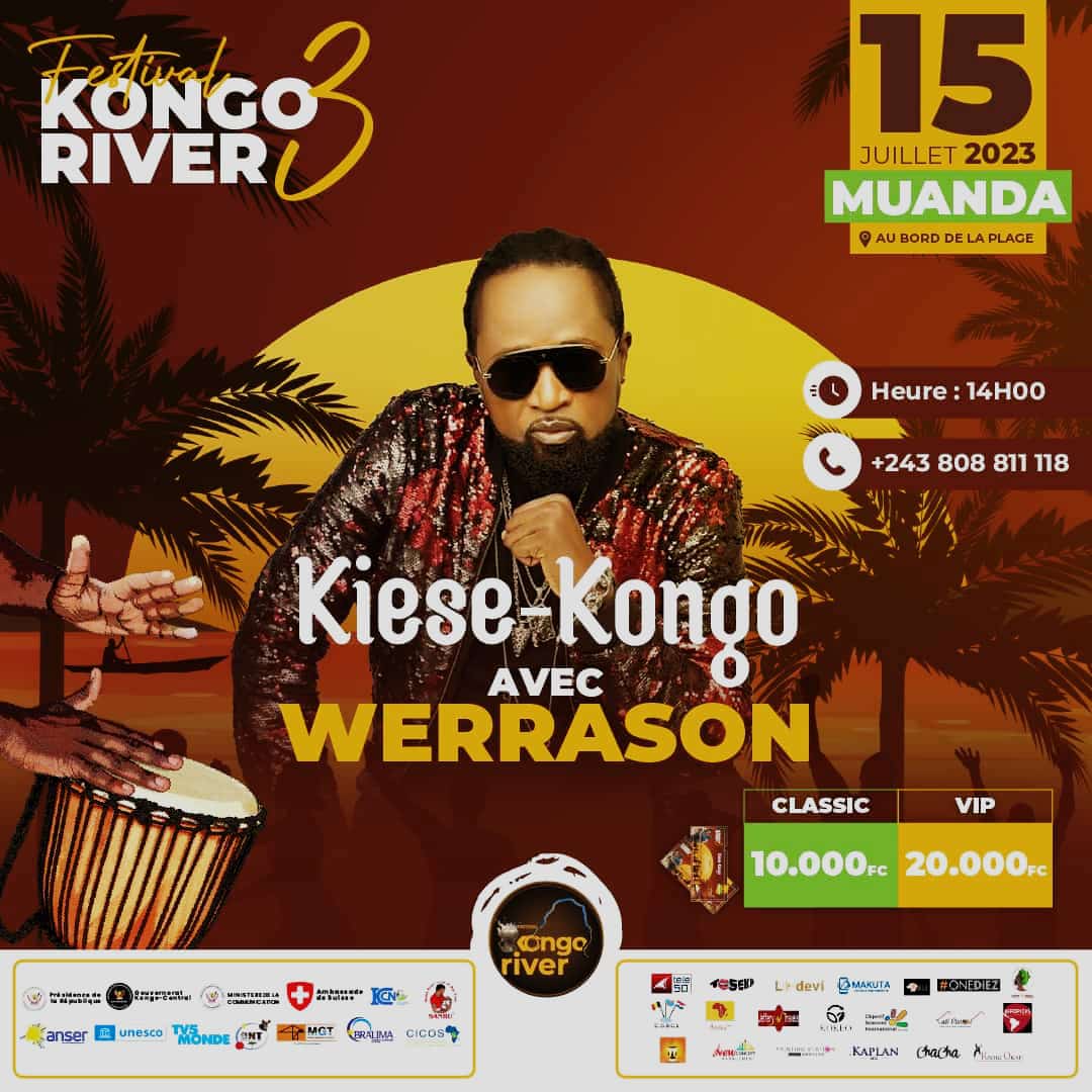 1 : Werrason, ambassadeur de Kinshasa à Kongo River 3 (DR)