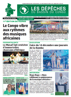 Les Dépêches de Brazzaville : Édition du 6e jour du 01 juillet 2023