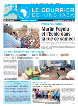 Les Dépêches de Brazzaville : Édition brazzaville du 21 juillet 2023