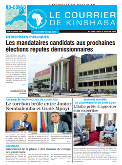 Les Dépêches de Brazzaville : Édition brazzaville du 02 octobre 2023