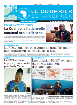 Les Dépêches de Brazzaville : Édition brazzaville du 15 novembre 2023