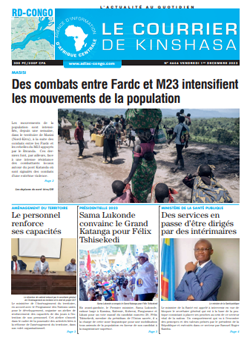 Les Dépêches de Brazzaville : Édition brazzaville du 01 décembre 2023