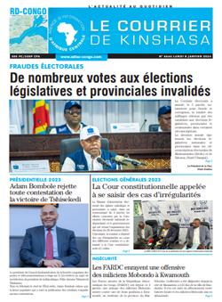 Les Dépêches de Brazzaville : Édition brazzaville du 08 janvier 2024