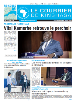 Les Dépêches de Brazzaville : Édition brazzaville du 24 mai 2024