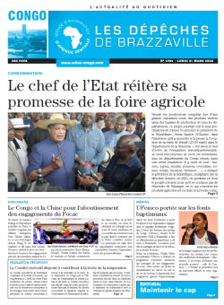 Les Dépêches de Brazzaville : Édition brazzaville du 31 mars 2025