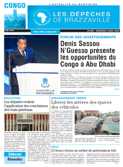 Les Dépêches de Brazzaville : Édition brazzaville du 09 avril 2025