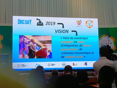 Photo 1  : Extrait de « l’Etat des lieux de la Transformation numérique de la RDC » brossé par Dominique Migisha, coordonnateur de l’ADN,
