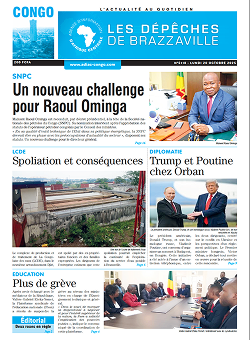 Les Dépêches de Brazzaville : Édition brazzaville du 20 octobre 2025