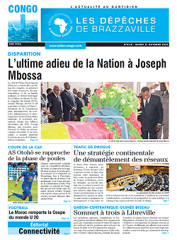 Les Dépêches de Brazzaville : Édition brazzaville du 21 octobre 2025