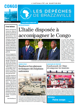 Les Dépêches de Brazzaville : Édition brazzaville du 12 janvier 2026