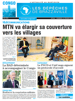 Les Dépêches de Brazzaville : Édition brazzaville du 13 février 2026