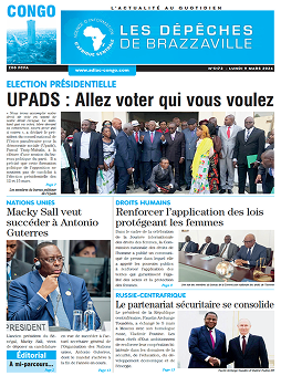 Les Dépêches de Brazzaville : Édition brazzaville du 09 mars 2026