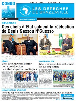 Les Dépêches de Brazzaville : Édition brazzaville du 25 mars 2026