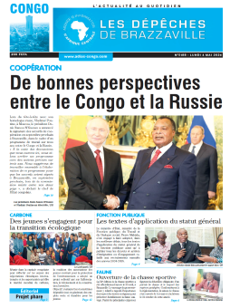 Les Dépêches de Brazzaville : Édition brazzaville du 04 mai 2026