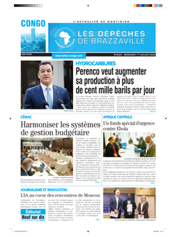 Les Dépêches de Brazzaville : Édition brazzaville du 01 juillet 2026