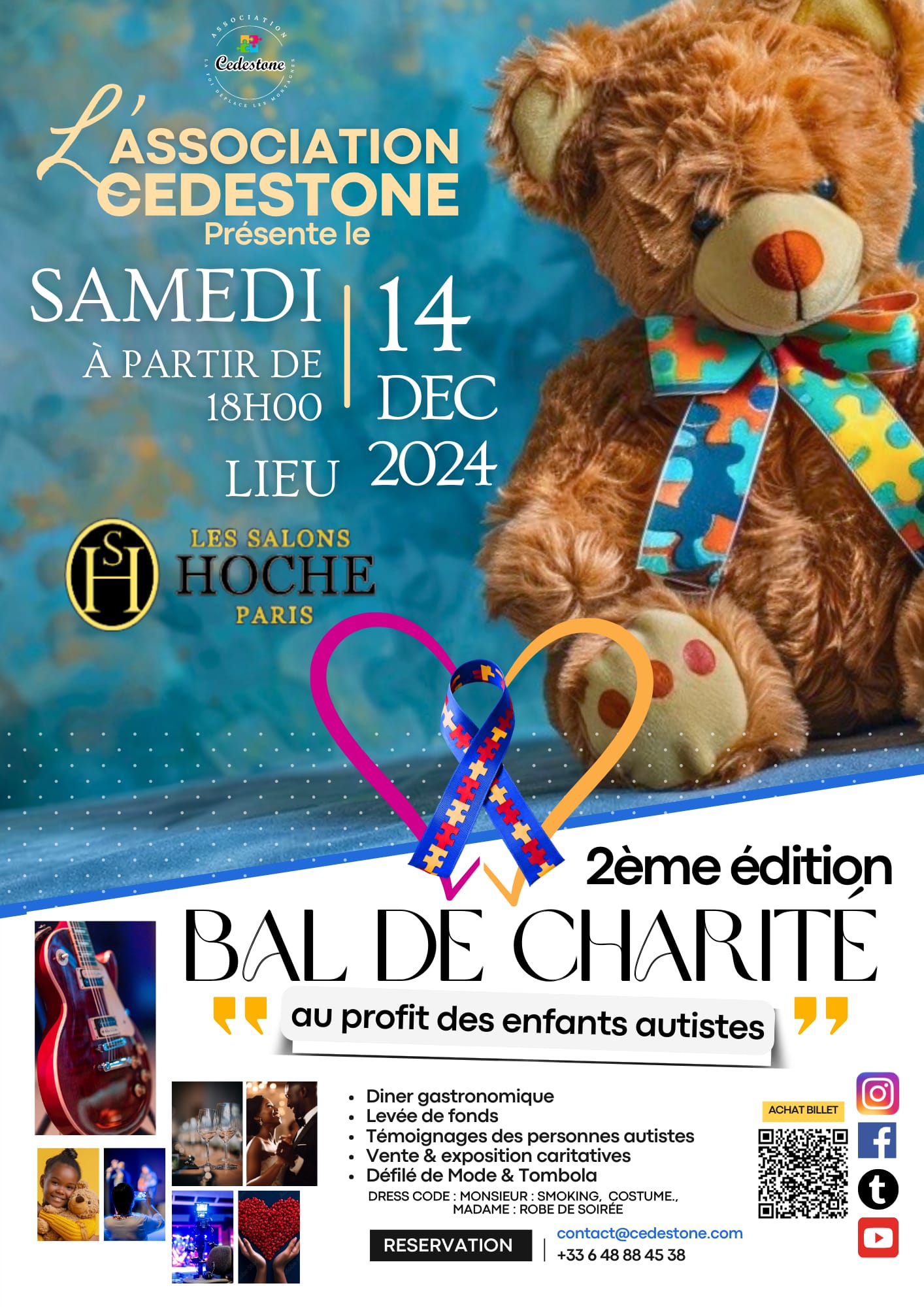 2e édition Bal de Charité au profit des enfants autistes - Les Salons Hoche Paris