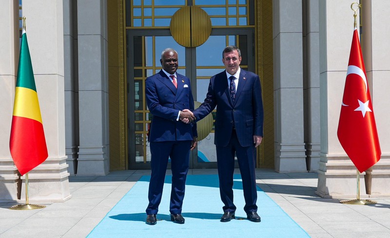 Rencontre Cevdet Yılmaz, vice-président de Turquie et Anatole Collinet Makosso, Premier ministre de la République du Congo