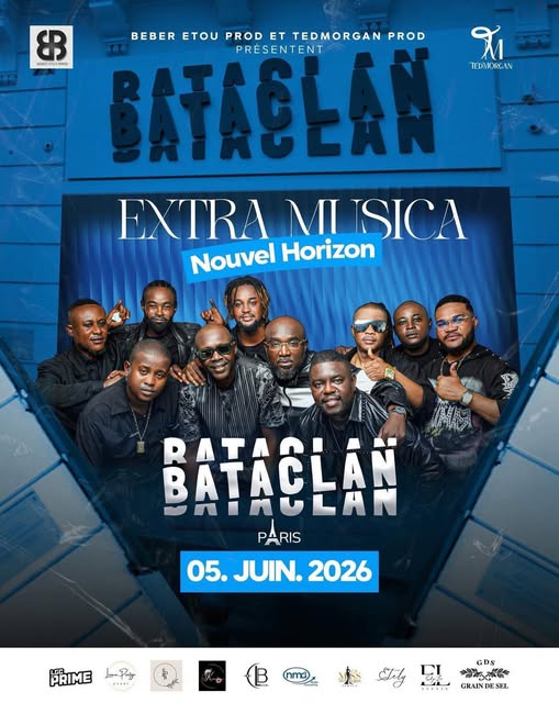 Affiche concert du groupe Extra Musica Nouvel Horizon au Bataclan Paris