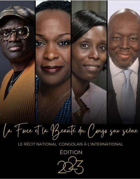 Affiche première édition  Héritage Congo Brazzaville 2023 à Paris