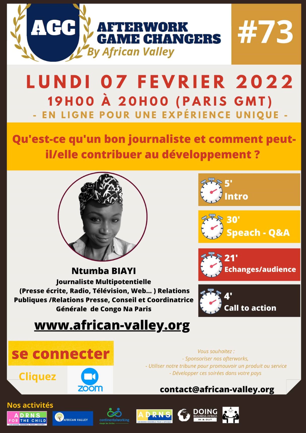 Visuel African Valley rencontre du 7 février 2022