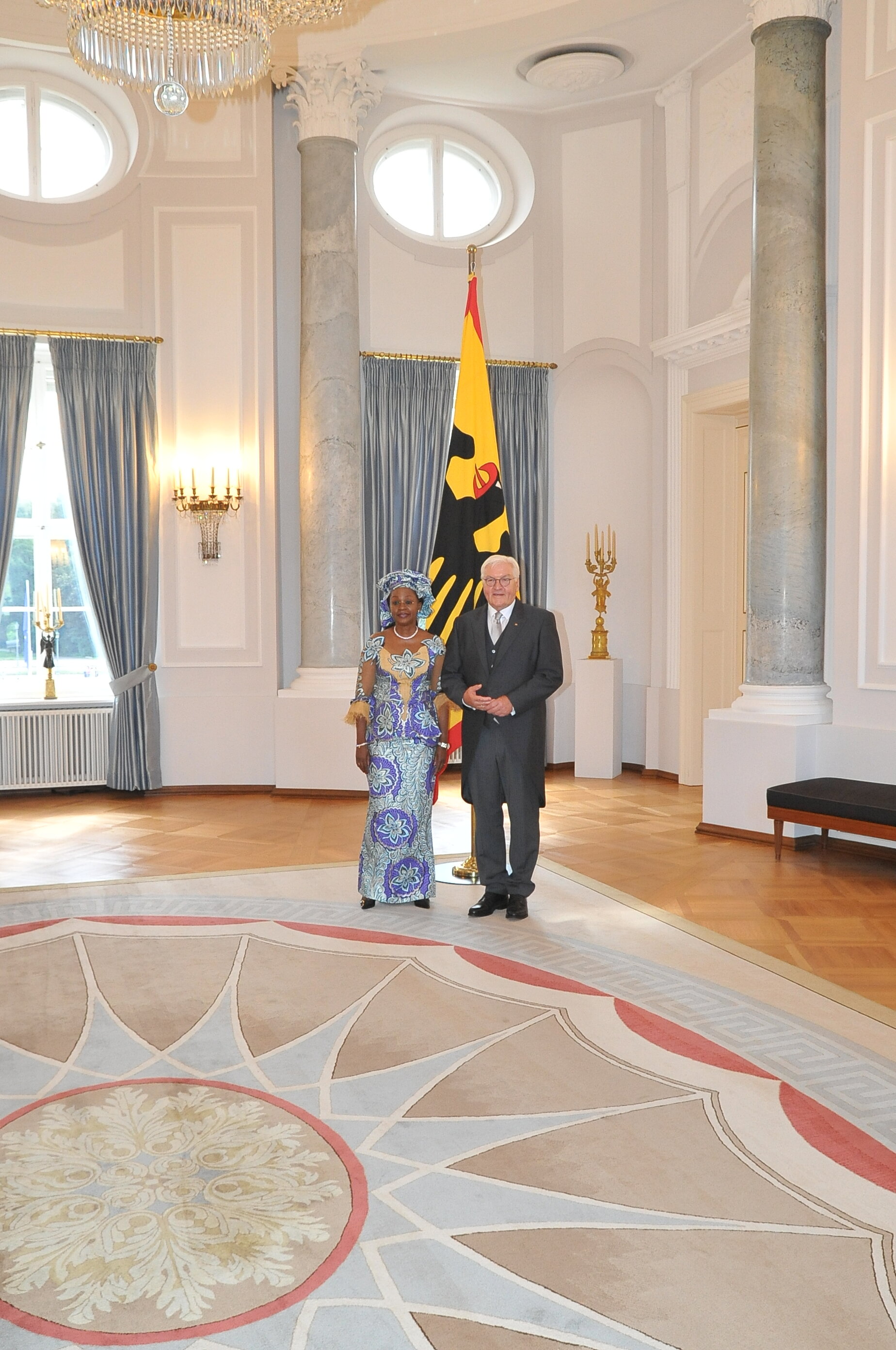 Ambassadrice Edith Antoinette Itoua, présentation de lettres de créance, Berlin, Allemagne 24 août 2023