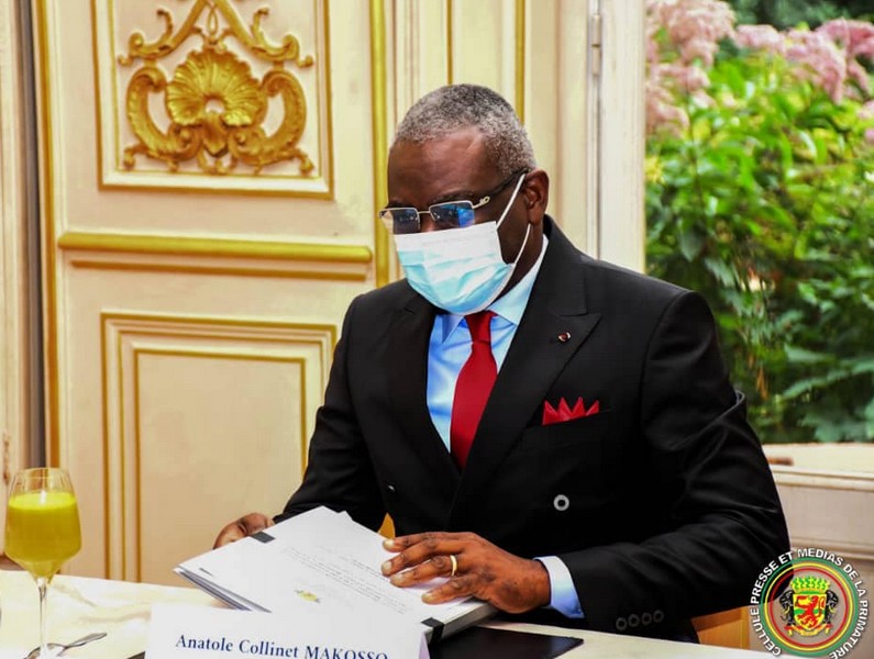 Anatole Collinet Makosso, Paris, France août 2021
