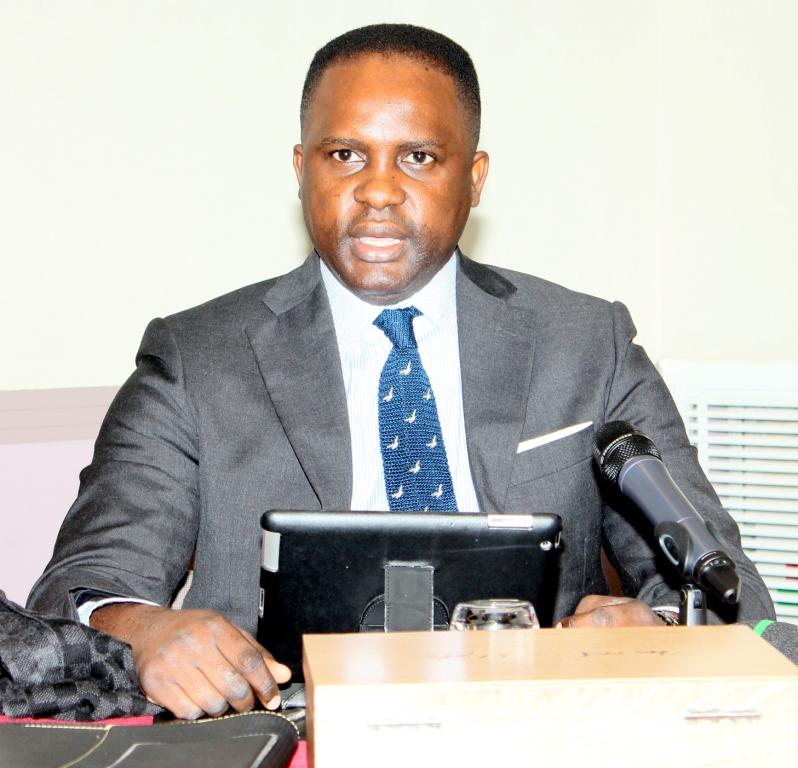 Rodrigue Malanda Samba dit "Lapeta", Président de l'APC lors de la réunion de Paris hôtel Concorde Montparnasse