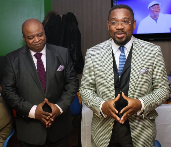 Juste Désiré Mondele, Secrétaire général Club 2002 PUR en compagnie de Bernard Boueno, Président de la Fédération France Europe 