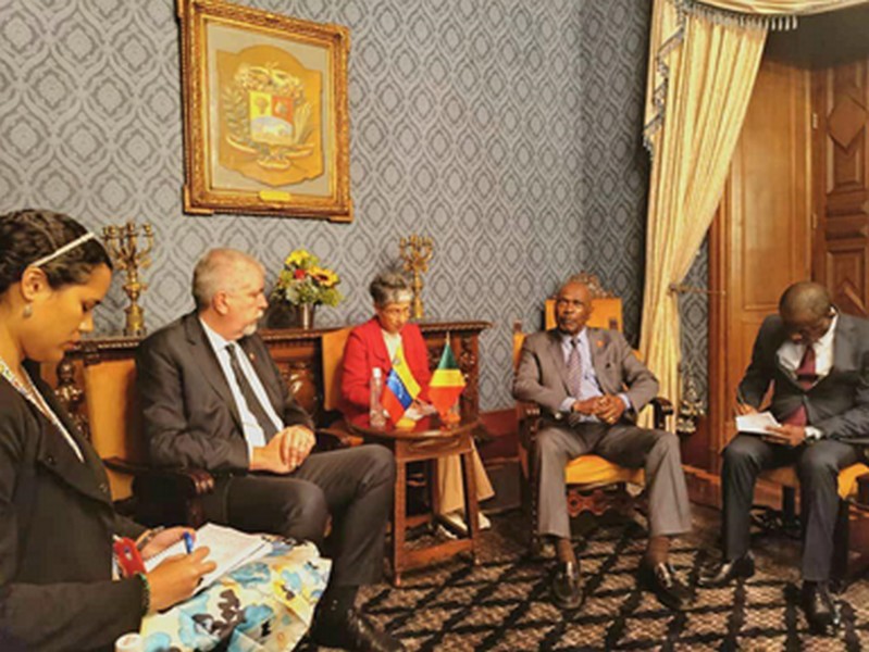 Délégation congolaise à l'investiture de Nicolàs Maduro Moros le 10 janvier 2025