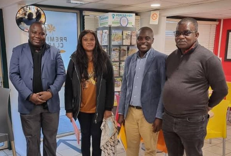 Délégation congolaise du Conseil Consultatif de la jeunesse du Congo en France, mars 2022