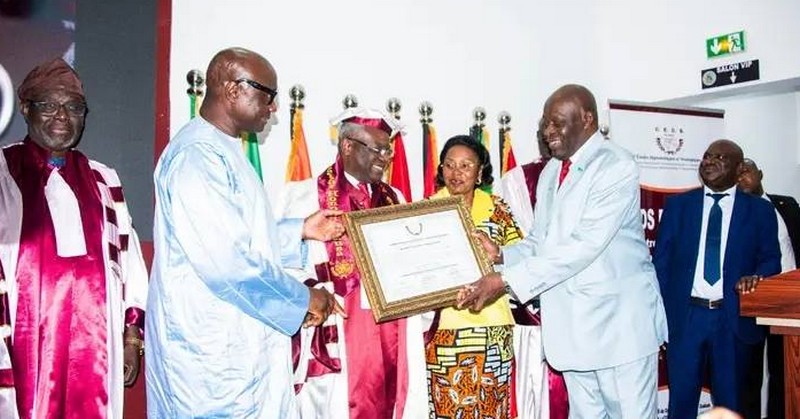 Anatole Collinet Makosso distingué Docteur honoris causa à Dakar, Sénégal, 13 juin 2025