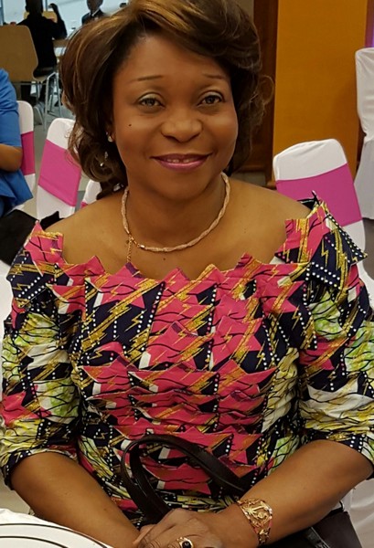 Dr Julienne Mackonguy Mouassiposso, présidente du Comité de Jumelage Reims-Brazzaville